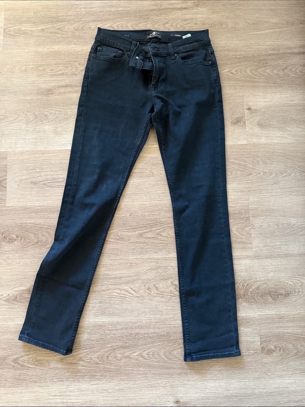 7 For All Mankind Black LuxePerformance Jeans